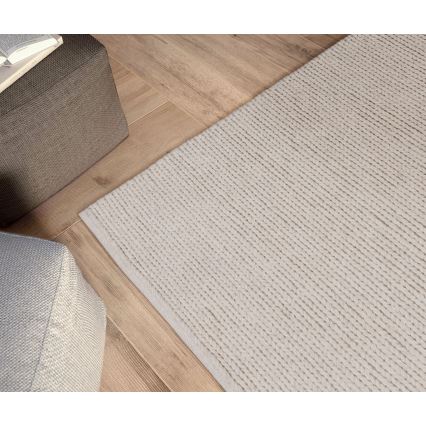 Tapete natural FIR WOOL 160x230 cm 2600 g/m2 creme