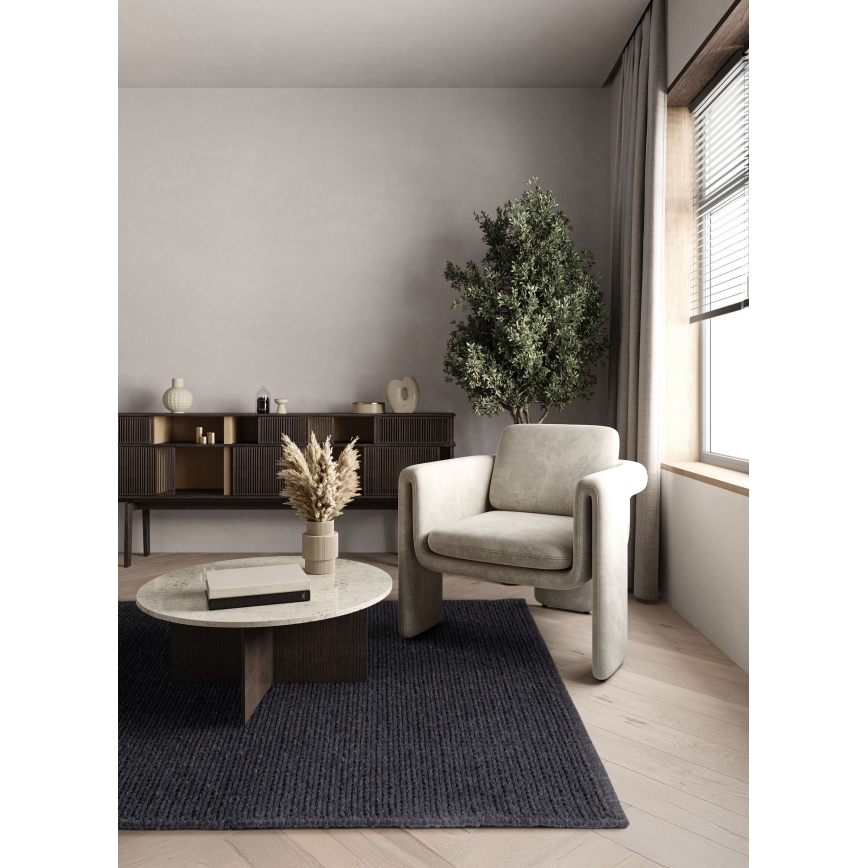 Tapete natural FIR WOOL 70x140 cm 2600 g/m2 antracite
