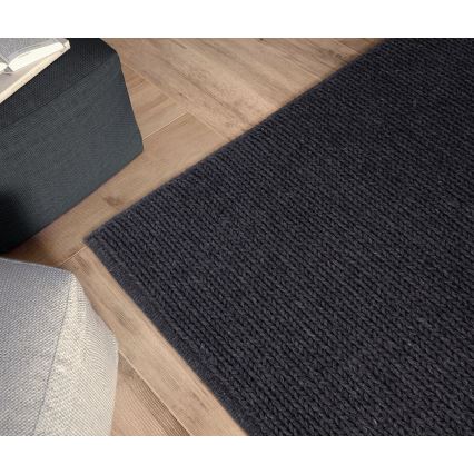 Tapete natural FIR WOOL 70x140 cm 2600 g/m2 antracite