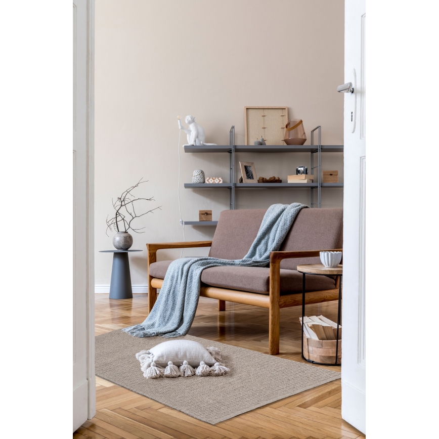 Tapete natural FIR WOOL 70x140 cm 2600 g/m2 bege