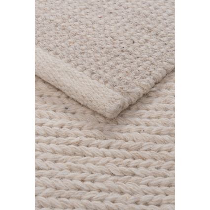 Tapete natural FIR WOOL 70x140 cm 2600 g/m2 creme