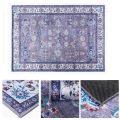 Tapete oriental antiderrapante PRINT SHINE 120x170 cm azul