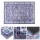 Tapete oriental antiderrapante PRINT SHINE 120x170 cm azul