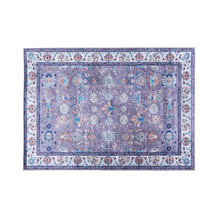 Tapete oriental antiderrapante PRINT SHINE 120x170 cm azul