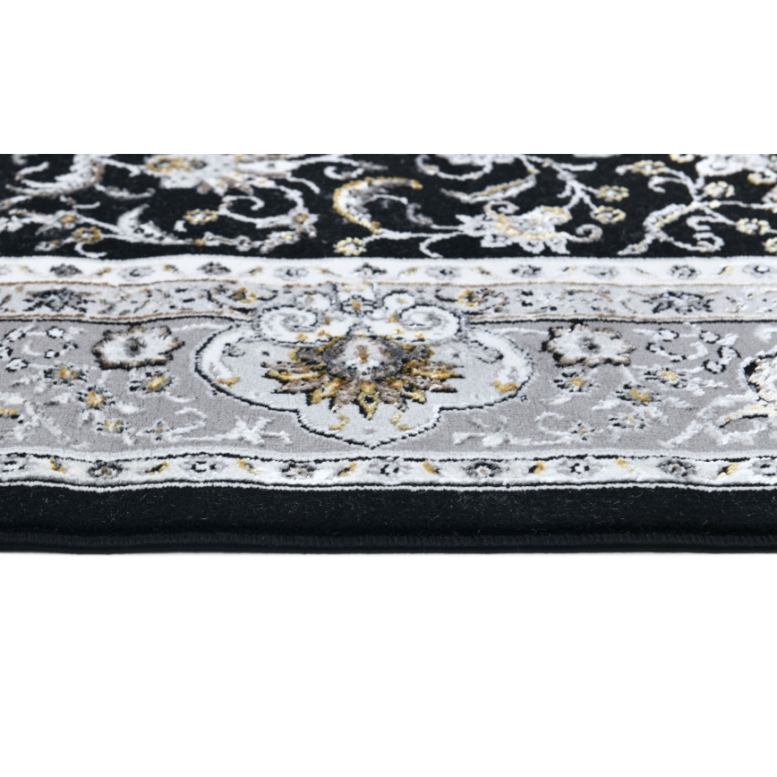Tapete oriental GRECE 120x170 cm 2150 g/m2 preto/cinza/branco