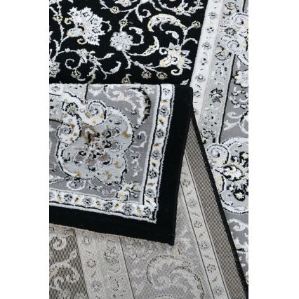 Tapete oriental GRECE 120x170 cm 2150 g/m2 preto/cinza/branco