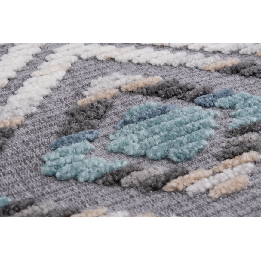 Tapete oriental NEPAL 160x230 cm azul/cinzento/creme