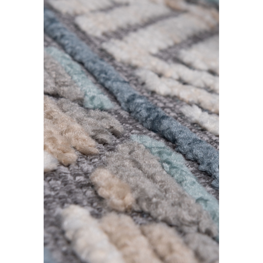 Tapete oriental NEPAL 160x230 cm azul/cinzento/creme