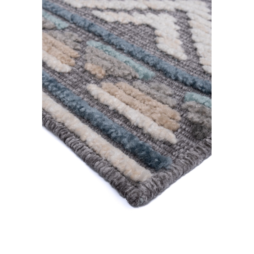 Tapete oriental NEPAL 160x230 cm azul/cinzento/creme