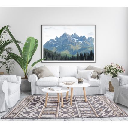 Tapete oriental NEPAL 160x230 cm cinzento/bege