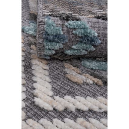 Tapete oriental NEPAL 200x280 cm azul/cinza/creme