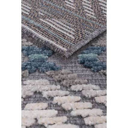 Tapete oriental NEPAL 200x280 cm azul/cinza/creme