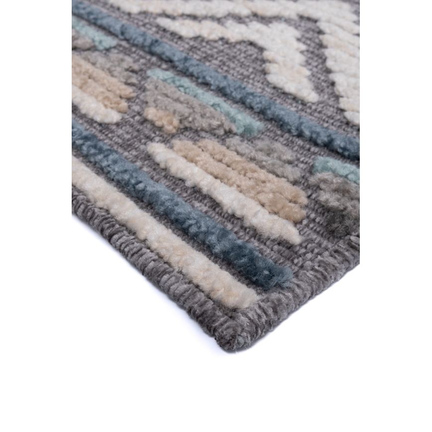 Tapete oriental NEPAL 200x280 cm azul/cinza/creme