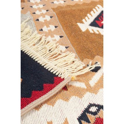 Tapete oriental reversível KILIM GOLD 60x120 cm multicolorido