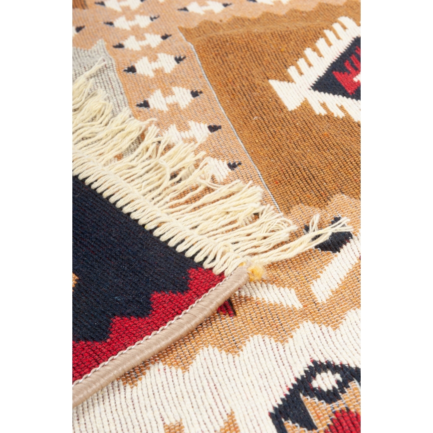 Tapete oriental reversível KILIM GOLD 60x120 cm multicolorido