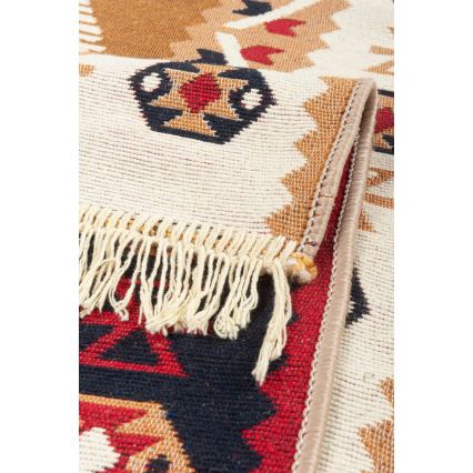 Tapete oriental reversível KILIM GOLD 60x120 cm multicolorido