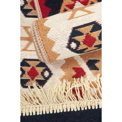 Tapete oriental reversível KILIM GOLD 60x120 cm multicolorido