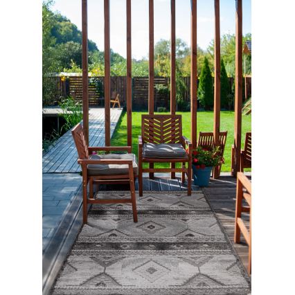 Tapete para exterior CHIARA 80x150 cm cinzento