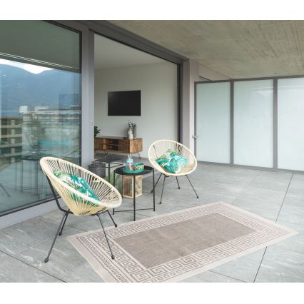 Tapete para exterior EXPRESS NEW OUTDOOR 160x220 cm cinzento/bege