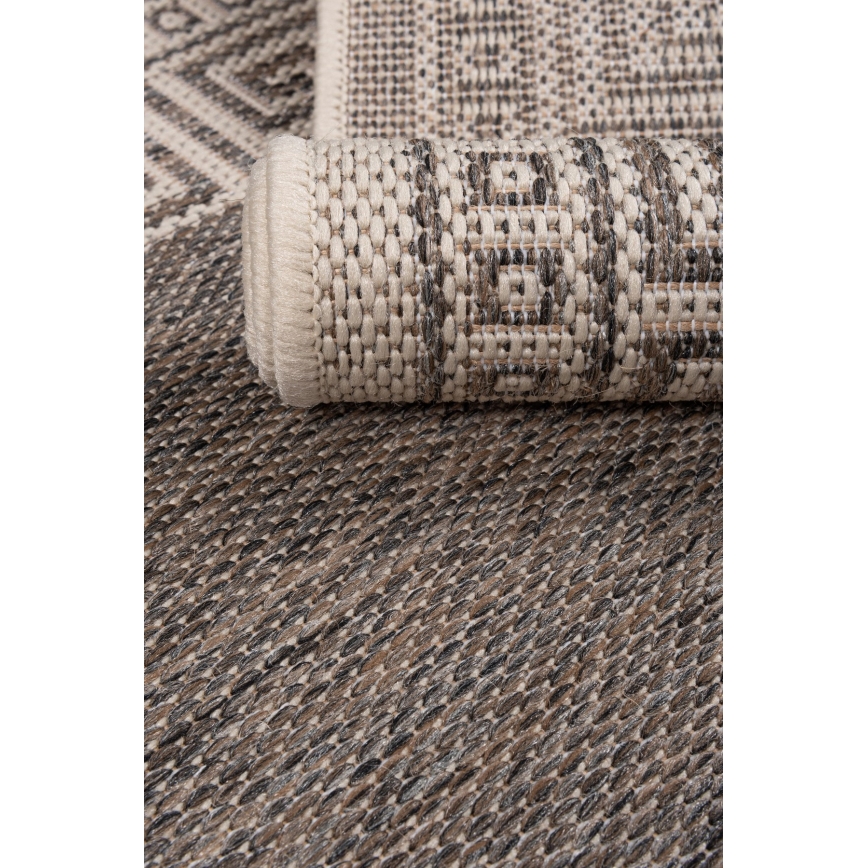 Tapete para exterior EXPRESS NEW OUTDOOR 160x220 cm cinzento/bege