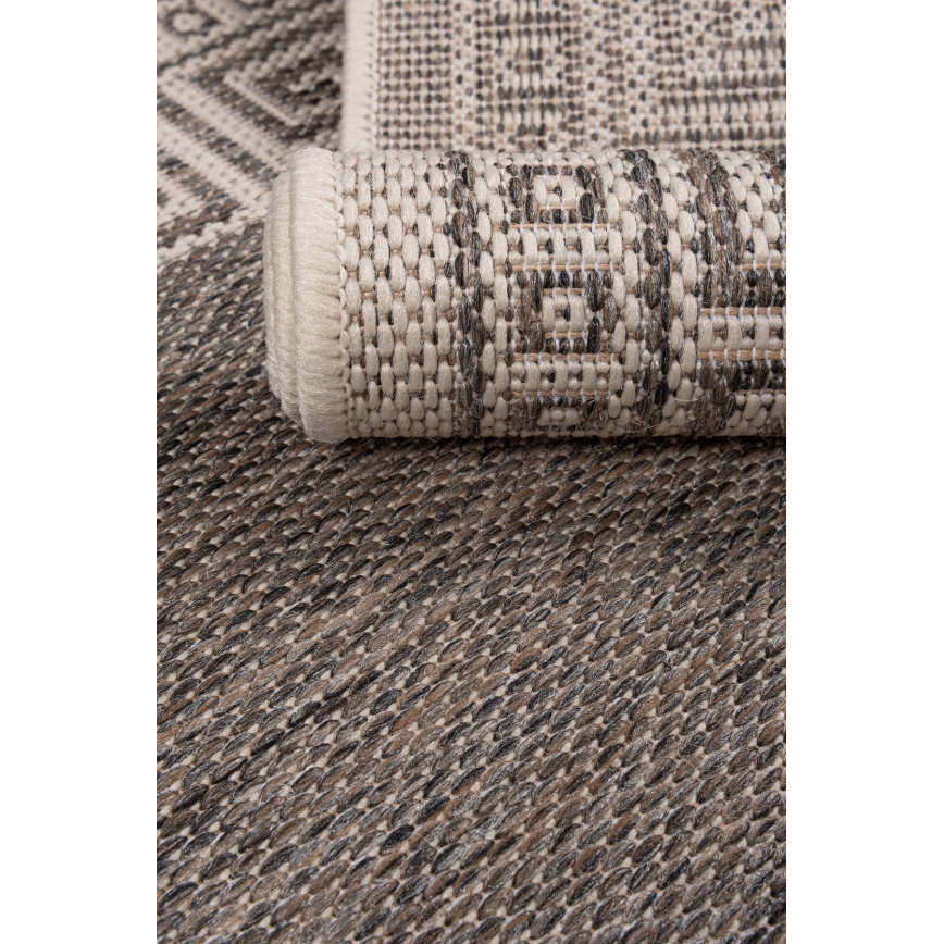 Tapete para exterior EXPRESS NEW OUTDOOR 80x150 cm cinzento/bege