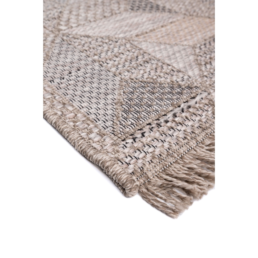Tapete para exterior ORIA 70 x 140 cm, cinzento/bege