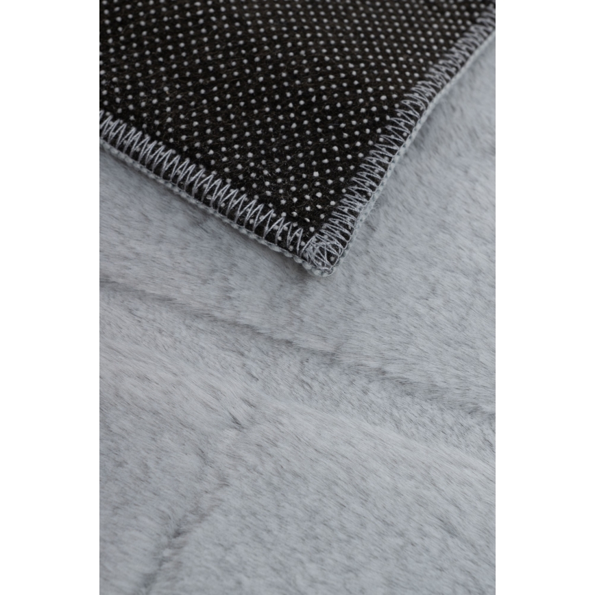 Tapete RABBIT 3D 120 x 170 cm cinzento
