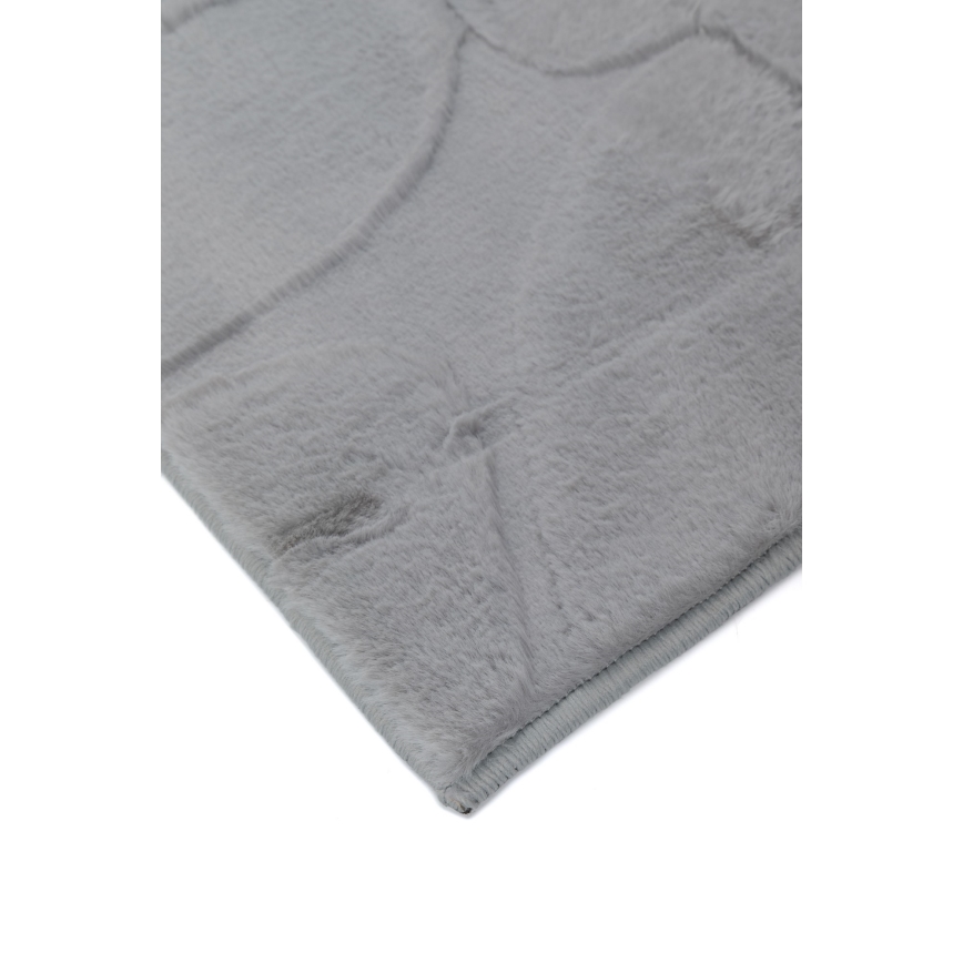 Tapete RABBIT 3D 120x170 cm cinzento
