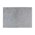 Tapete RABBIT 3D 160x230 cm cinzento