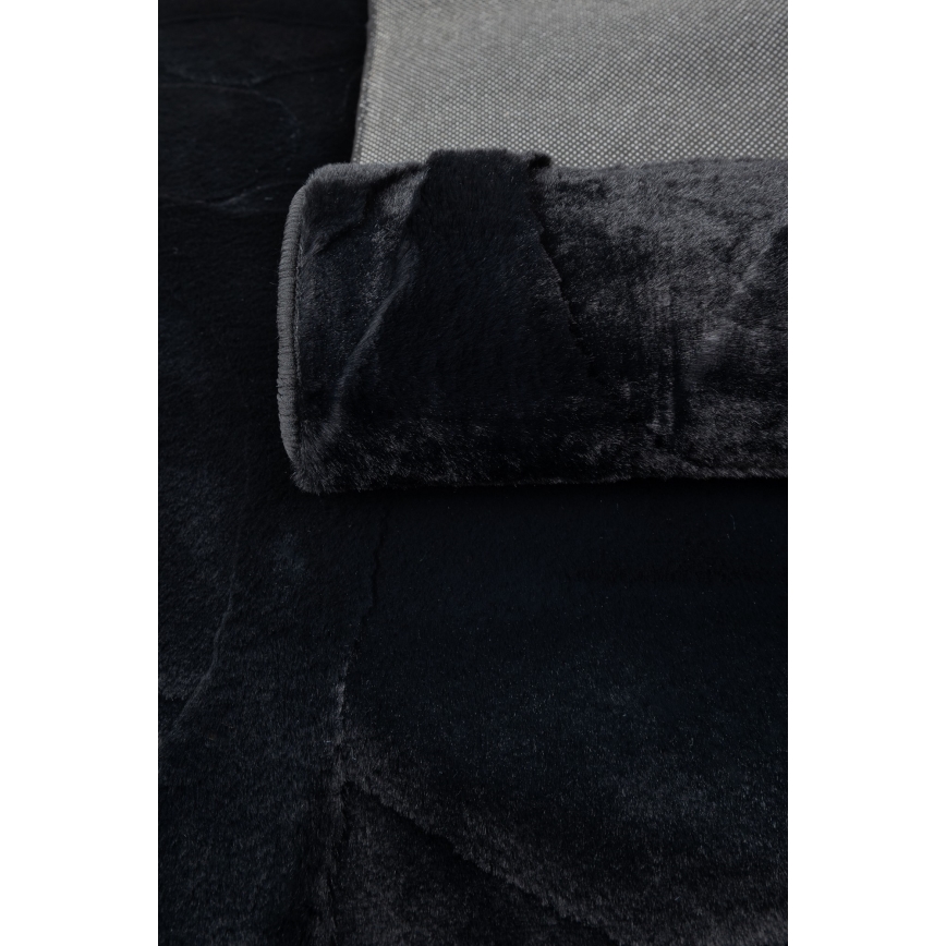 Tapete RABBIT 3D 160x230 cm preto