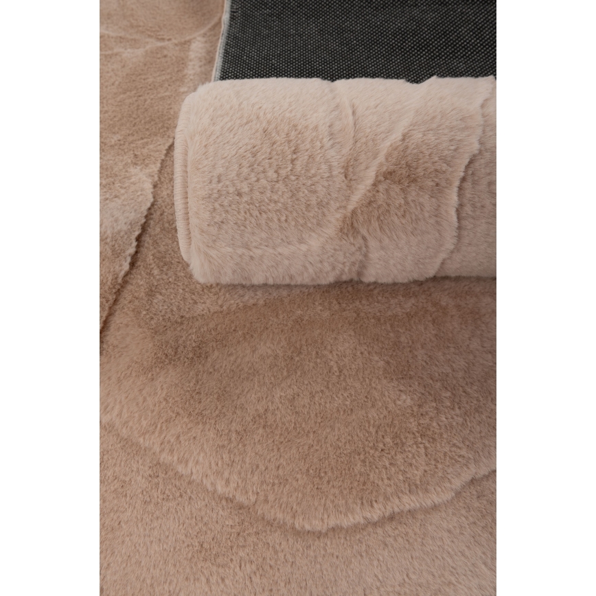 Tapete RABBIT 3D 80x150 cm bege