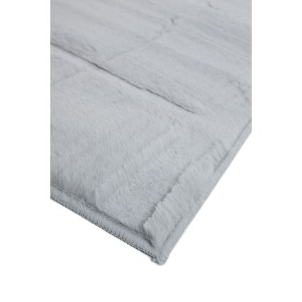 Tapete RABBIT 3D 80x150 cm cinza claro