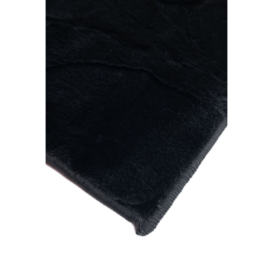 Tapete RABBIT 3D 80x150 cm preto