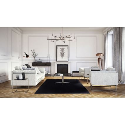 Tapete RABBIT-FOX 120x160 cm preto
