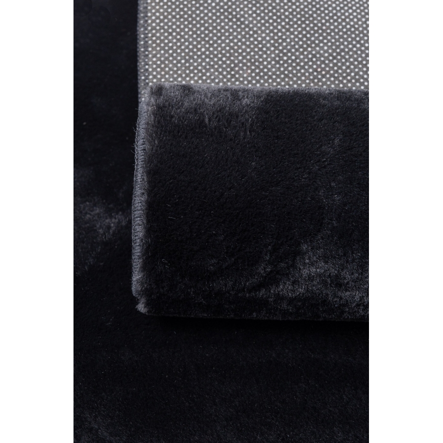 Tapete RABBIT-FOX 120x160 cm preto