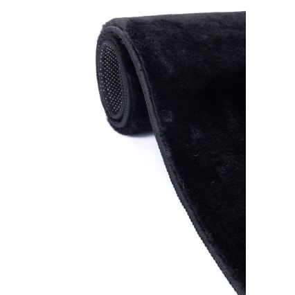 Tapete RABBIT-FOX 120x160 cm preto
