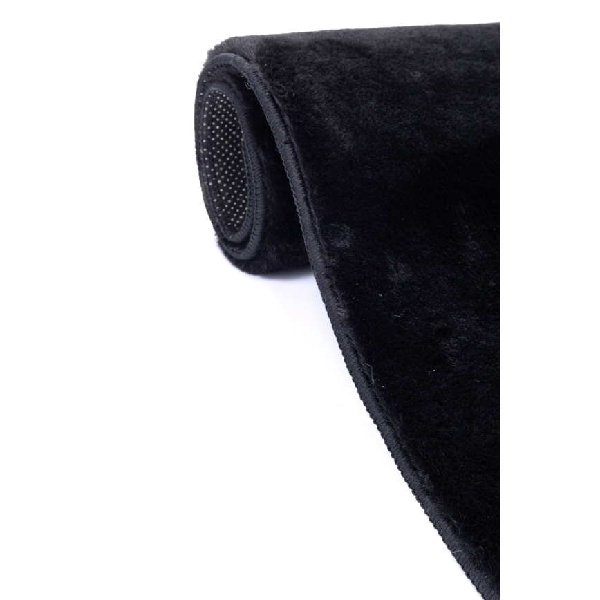 Tapete RABBIT-FOX 60x100 cm preto