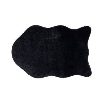 Tapete RABBIT-FOX 60x90 cm, preto
