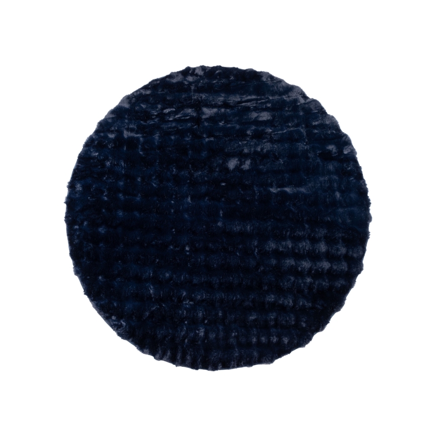 Tapete redondo RABBIT BUBBLE, 160 cm, azul