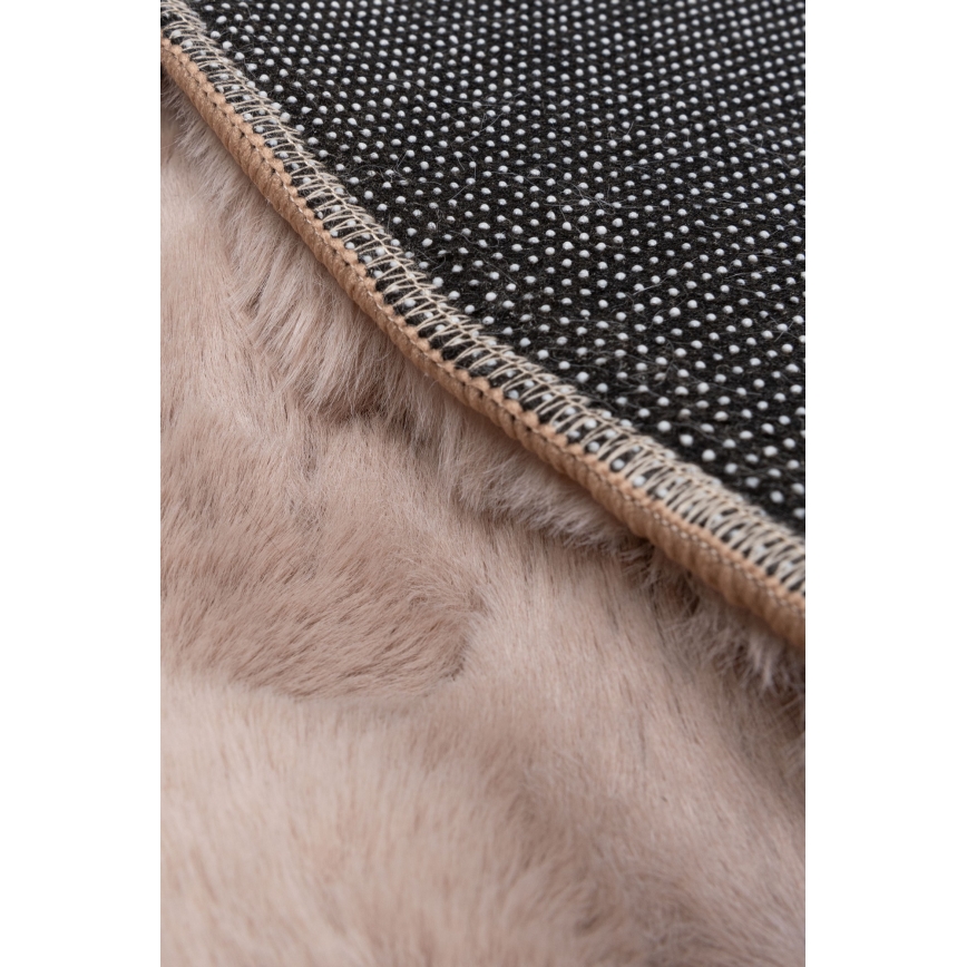 Tapete redondo RABBIT BUBBLE 160 cm bege