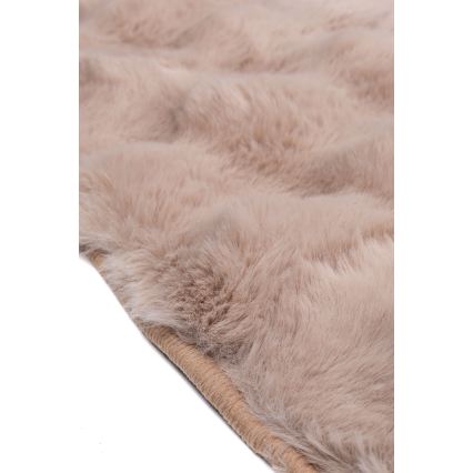 Tapete redondo RABBIT BUBBLE 160 cm bege