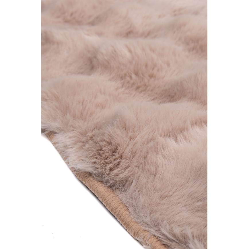 Tapete redondo RABBIT BUBBLE 160 cm bege