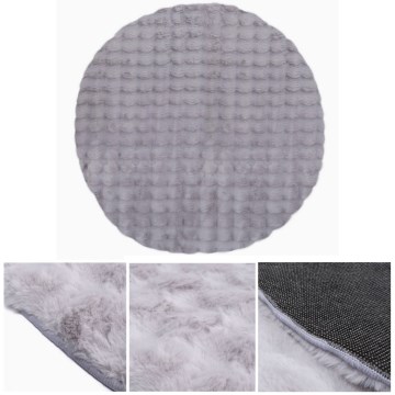 Tapete redondo RABBIT BUBBLE 160 cm cinzento