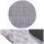Tapete redondo RABBIT BUBBLE 160 cm cinzento