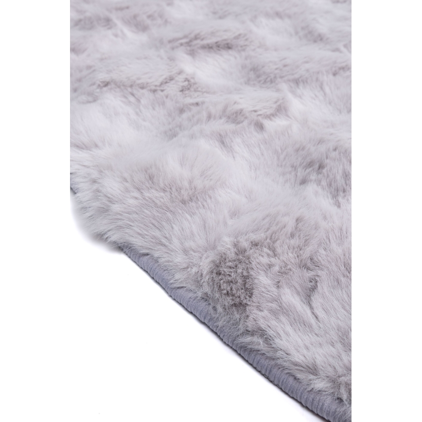 Tapete redondo RABBIT BUBBLE 160 cm cinzento