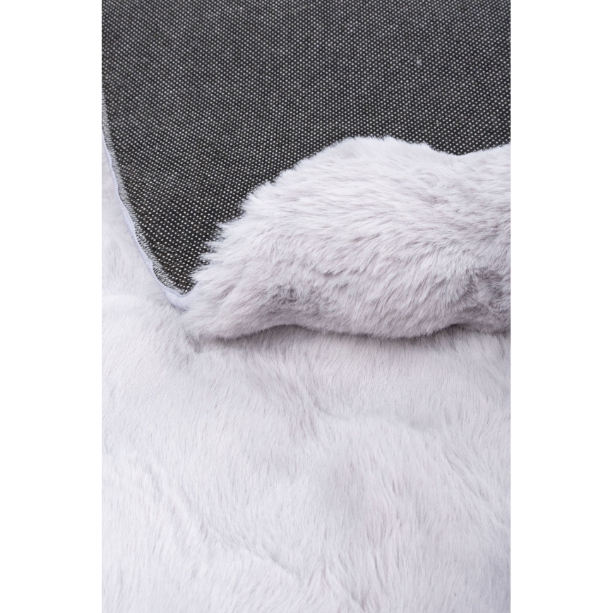 Tapete redondo RABBIT BUBBLE 160 cm cinzento
