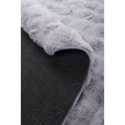 Tapete redondo RABBIT BUBBLE 160 cm cinzento