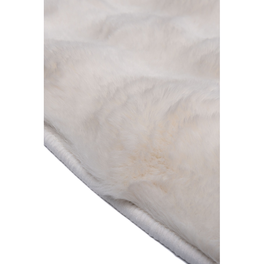 Tapete redondo RABBIT BUBBLE 160 cm creme