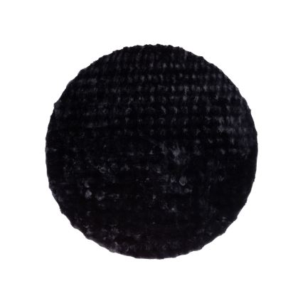 Tapete redondo RABBIT BUBBLE 160 cm preto