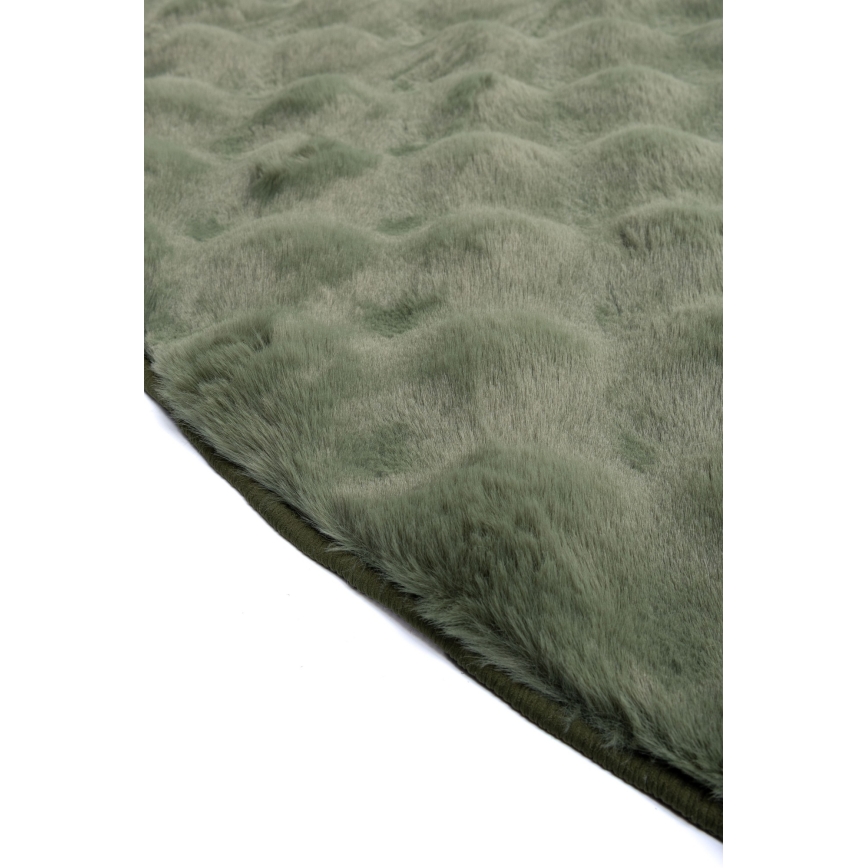 Tapete redondo RABBIT BUBBLE 160 cm verde